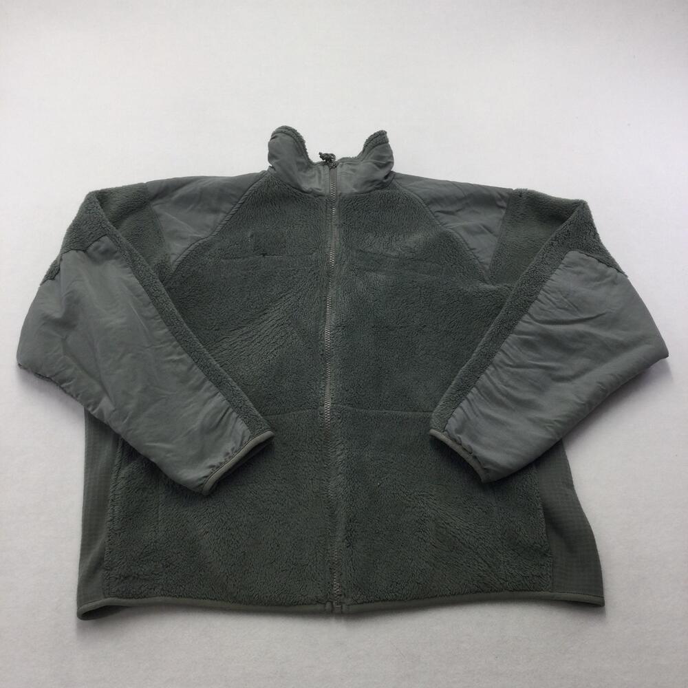 Peckham Jacket Mens Medium Green Fleece Cold Weather Gen III US Army Military